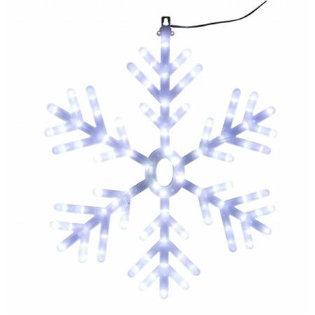 BENZARA ALP- 25 in. Hanging Snowflake Decor CAD110WT